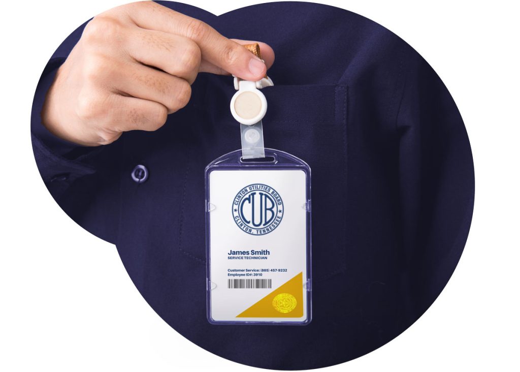 Verifying Utility Employee Identity Clinton Utilities Board