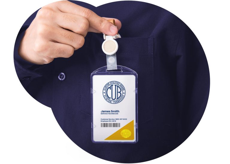 Verifying Utility Employee Identity Clinton Utilities Board